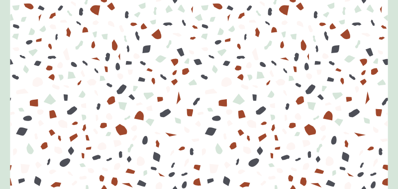 Abstract Terrazzo texture vinyl carpet - TenStickers