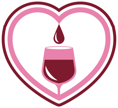 Romantic Wine Emblem event vinyl carpet - TenStickers