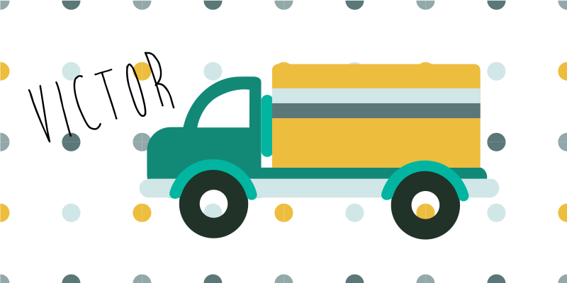 Customizable Truck custom vinyl carpet - TenStickers