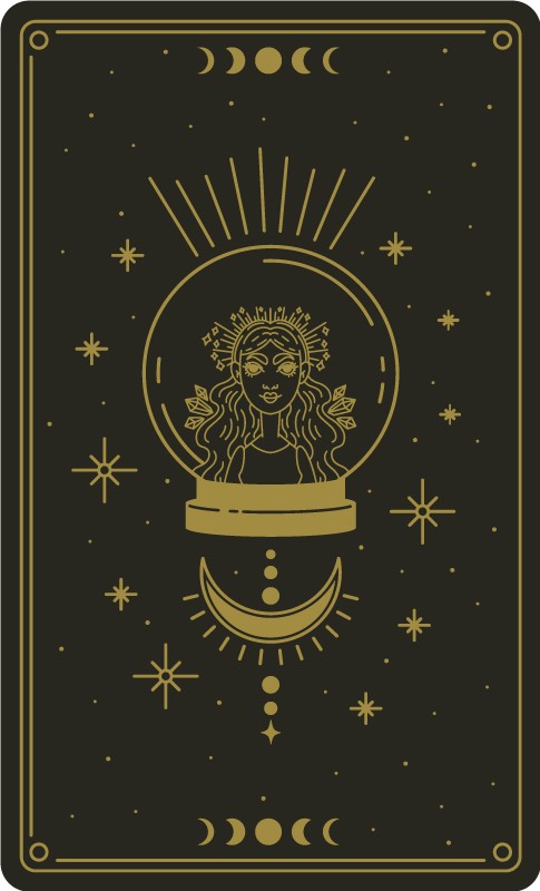 Celestial Circle mandala vinyl carpet - TenStickers