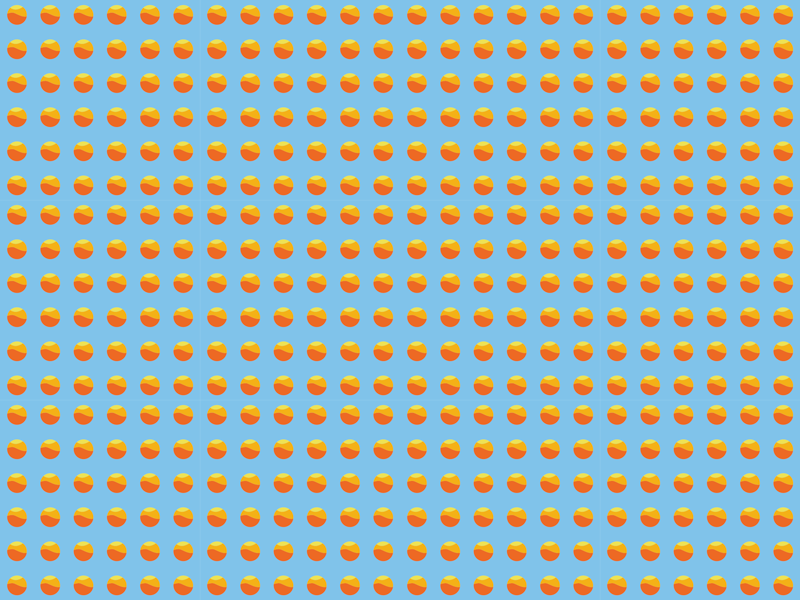 Sunshine Oranges Pattern wood effect vinyl carpet - TenStickers