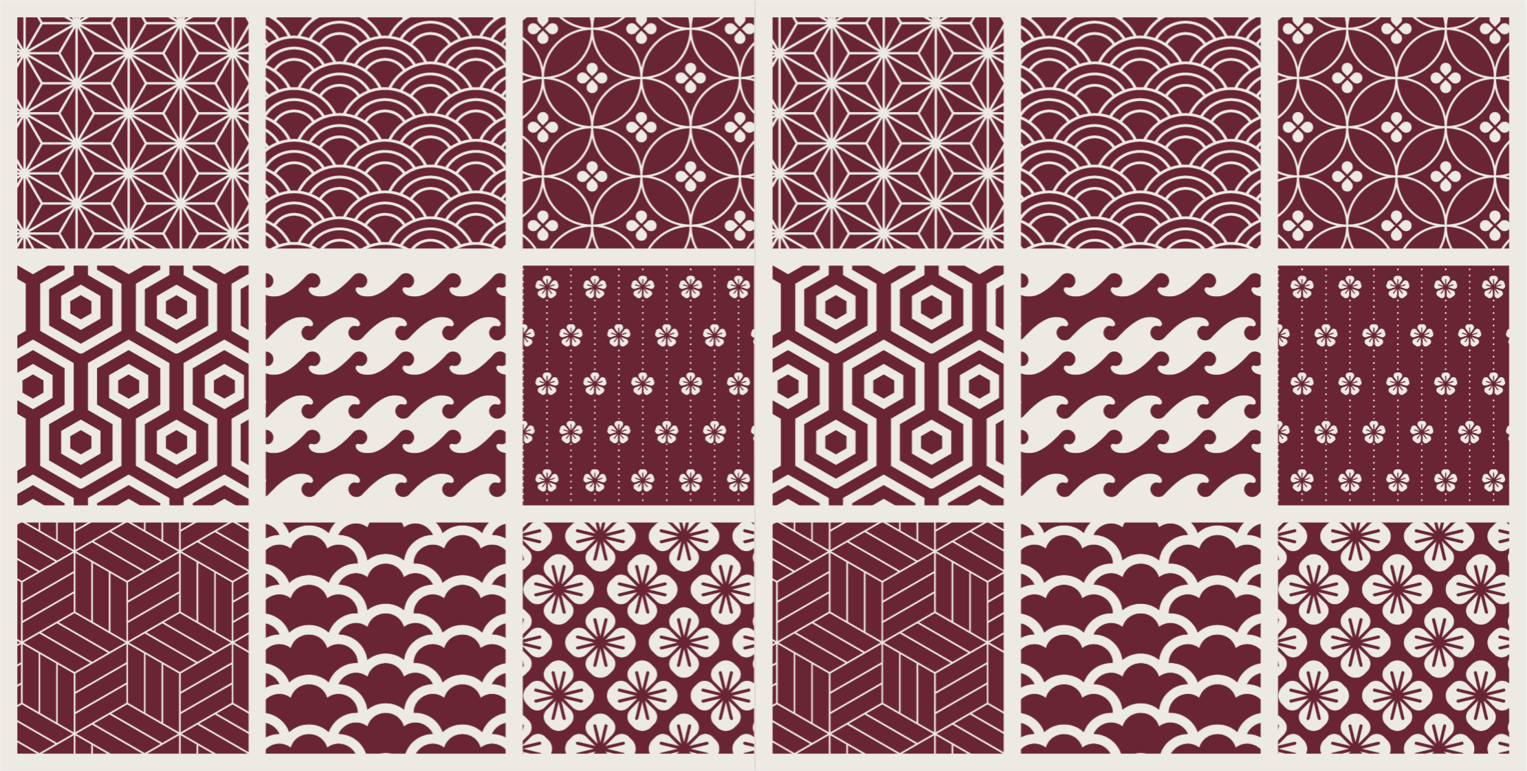 Patterned Tilework mosaic vinyl carpet - TenStickers