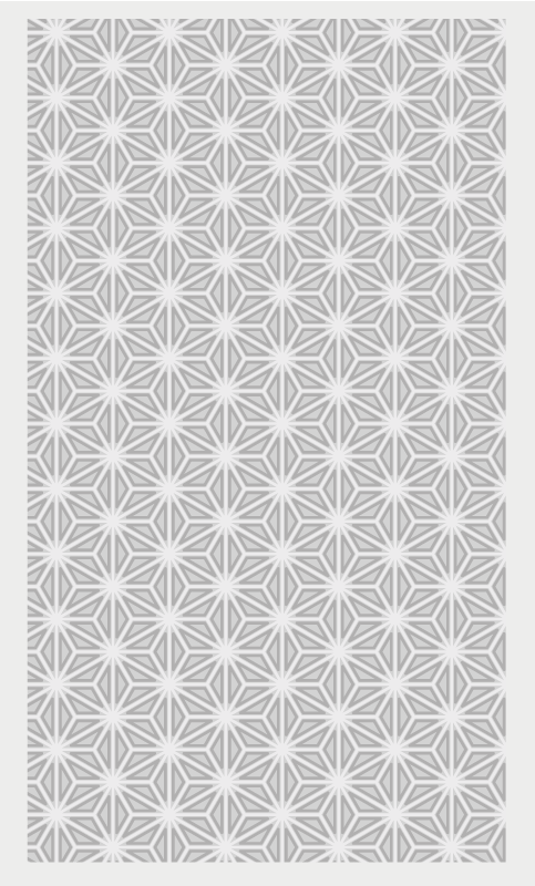 Geometric vinyl carpet geometric pattern accent - TenStickers