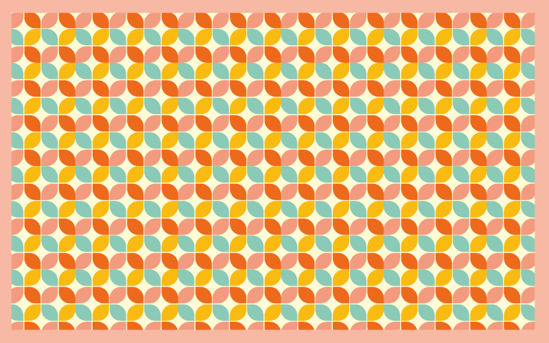 Hexagonal Geometry geometric vinyl carpet - TenStickers