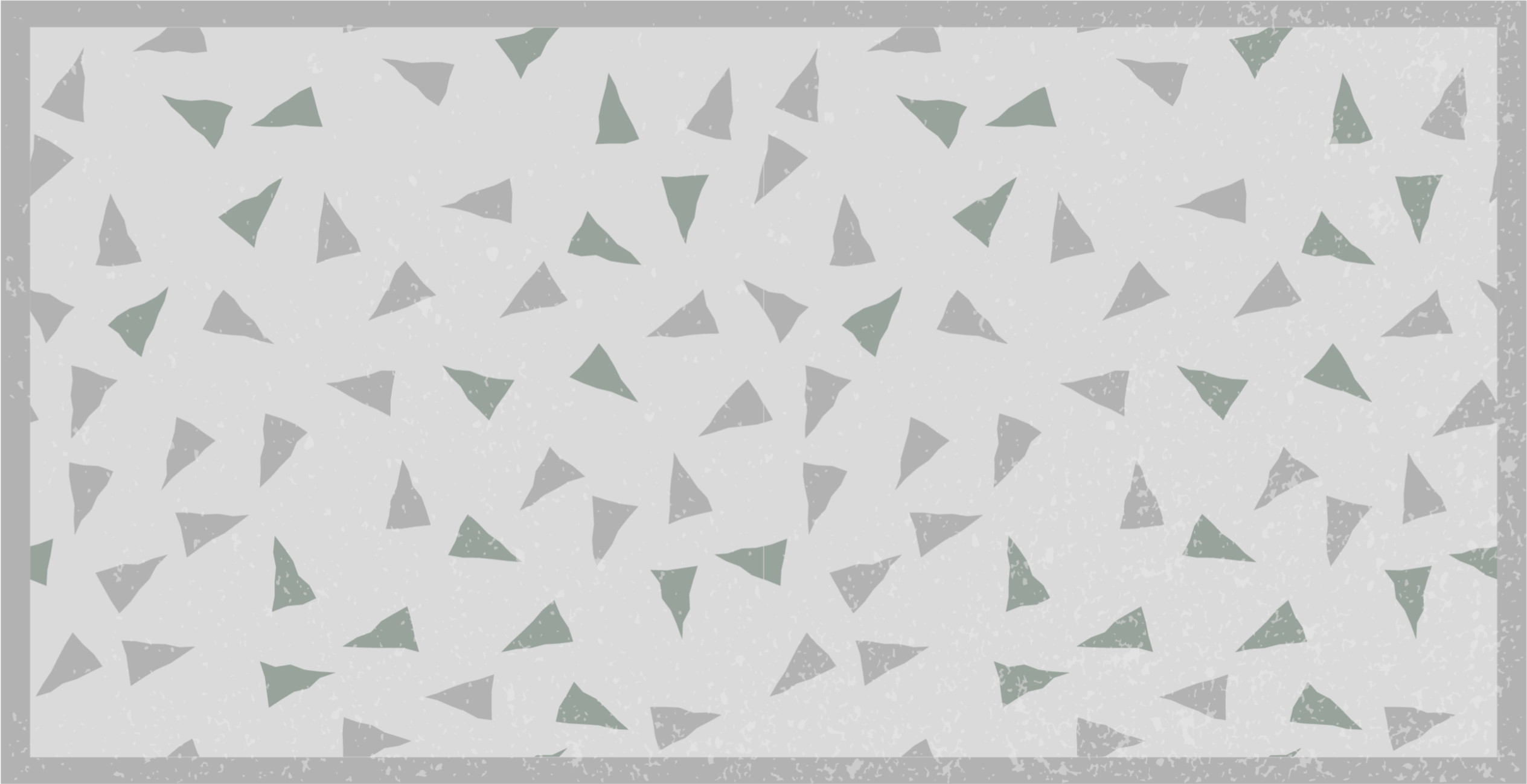 Geometric vinyl carpet with triangular shapes - TenStickers