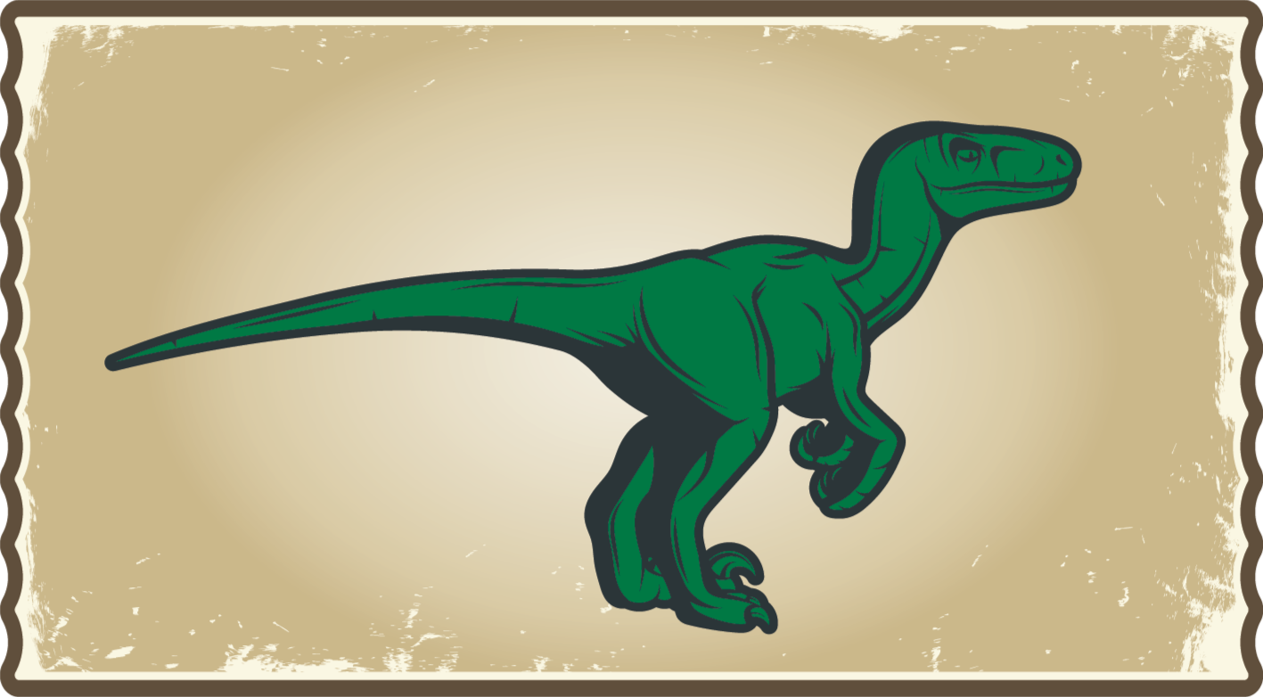 Dinosaur T-Rex character kids vinyl carpet - TenStickers