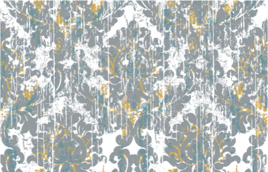 Mosaic vinyl carpet abstract mosaic design - TenStickers