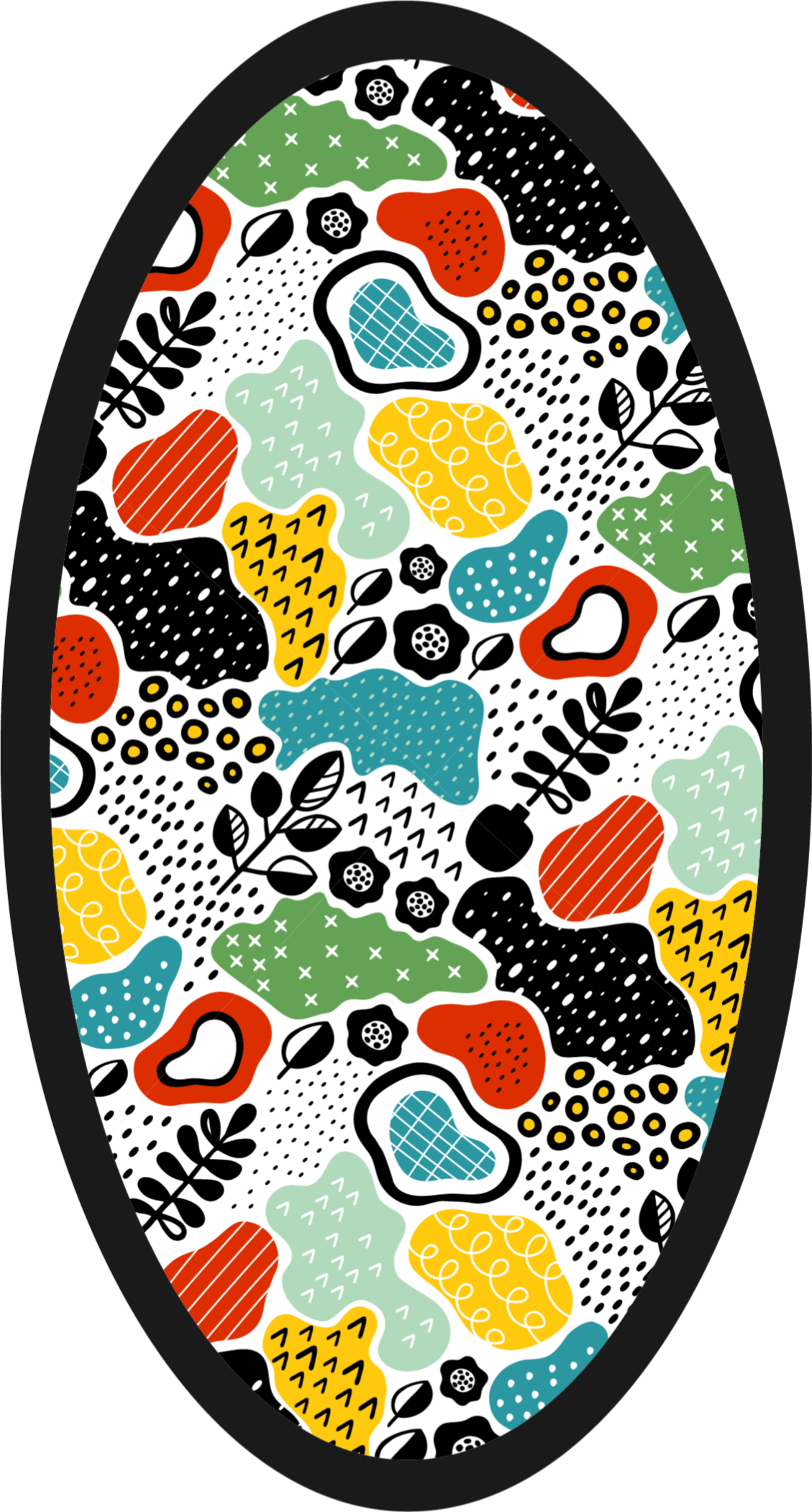 Nature vinyl carpet with vibrant nature design - TenStickers