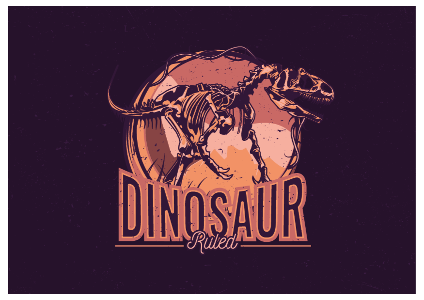Dinosaur Graphic Image animal vinyl carpet - TenStickers
