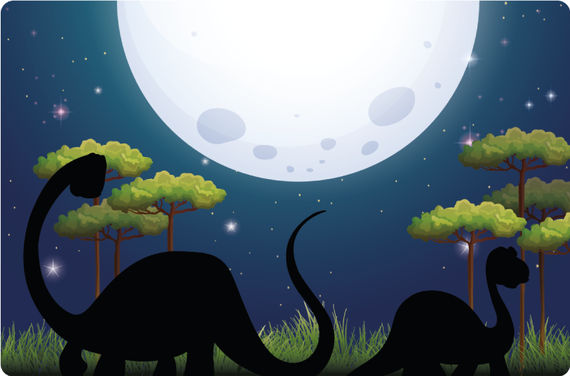 Safari Adventure Circuit kids vinyl carpet - TenStickers