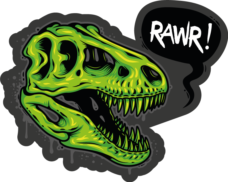 Dinosaur Graphic animal vinyl carpet - TenStickers