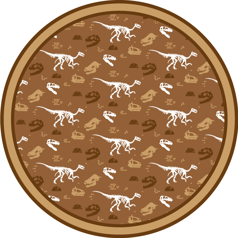 Dinosaur Motifs kids vinyl carpet - TenStickers
