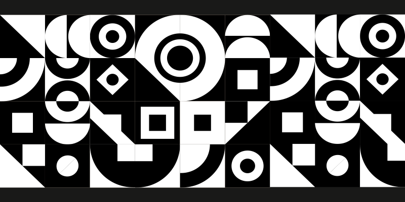 Geometric vinyl carpet abstract geometric set - TenStickers