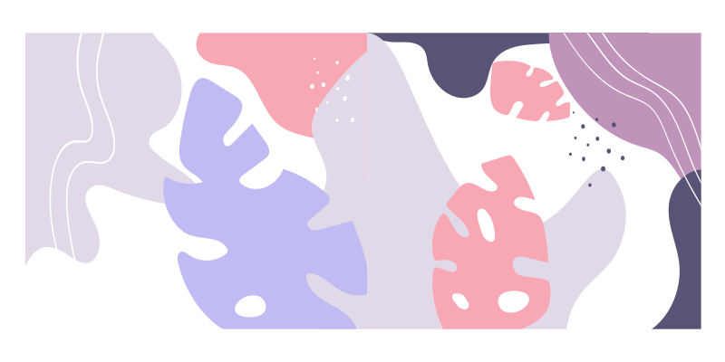 Abstract Monstera texture vinyl carpet - TenStickers