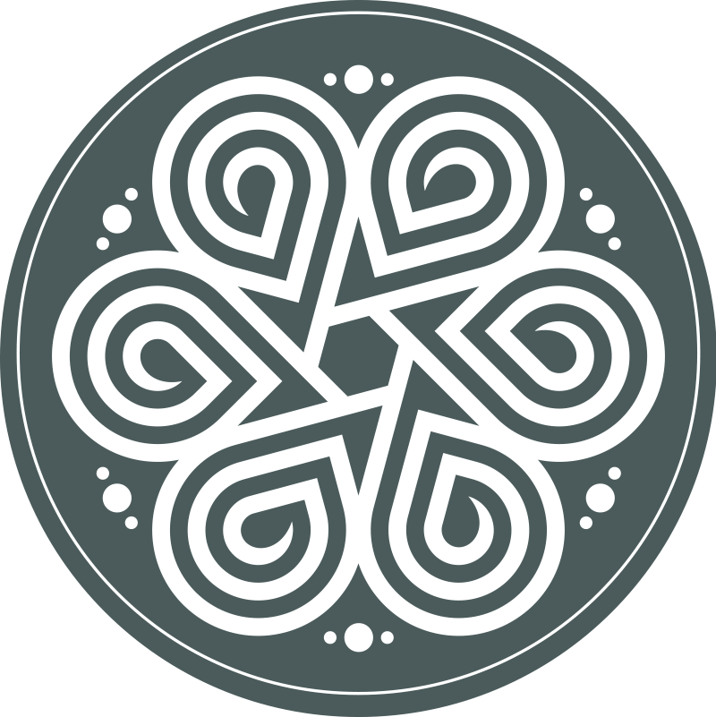 Celtic Circle mandala vinyl carpet - TenStickers