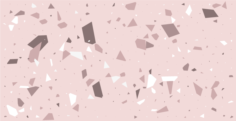Geometric terrazzo geometric vinyl carpet - TenStickers