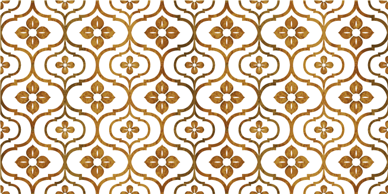 Tile vinyl carpet ornamental tile design - TenStickers