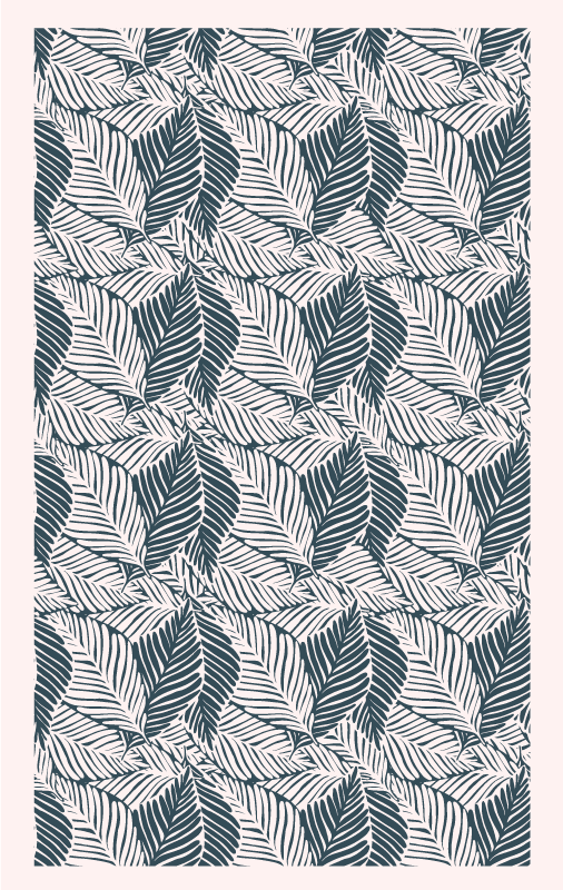 Lush Leaf Patterns nature vinyl carpet - TenStickers