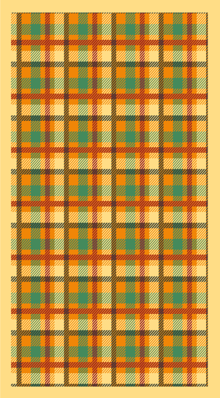Tartan Plaid Pattern striped vinyl carpet - TenStickers