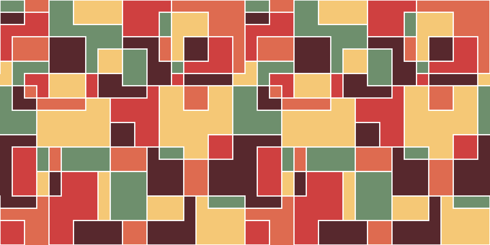 Colorful Abstract geometric vinyl carpet - TenStickers