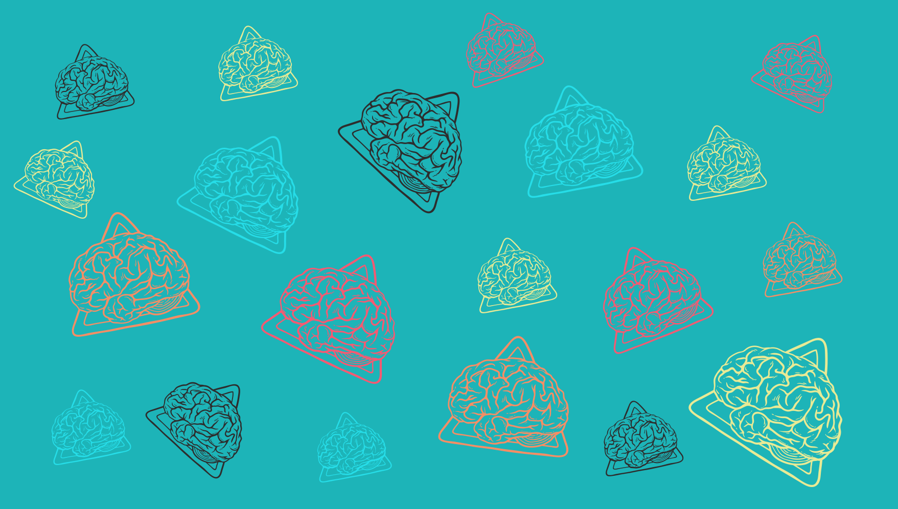 Abstract Brain Patterns kids vinyl carpet - TenStickers