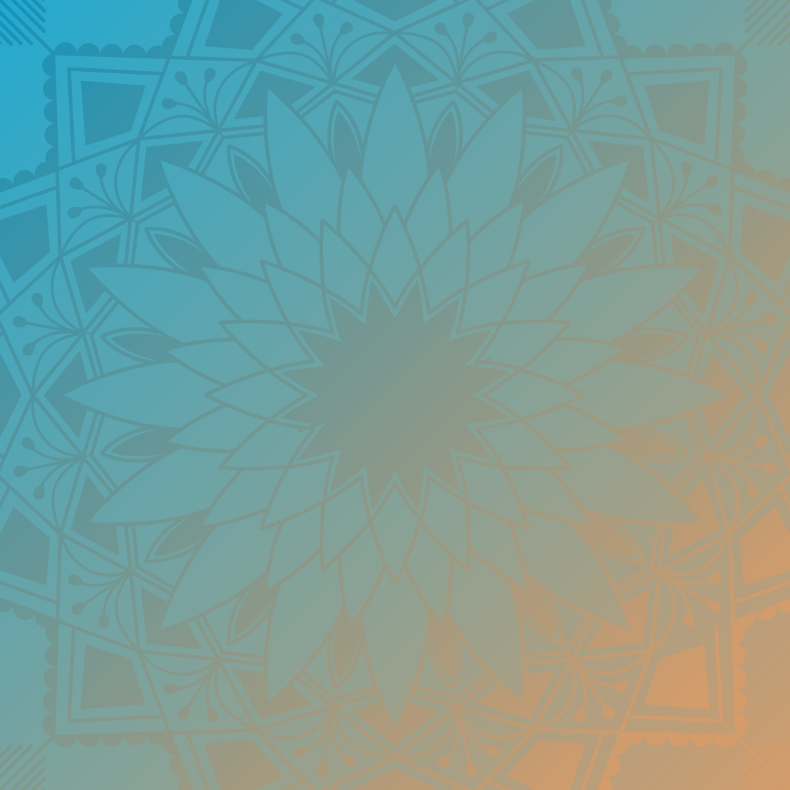 Mandala gradient mandala vinyl carpet - TenStickers