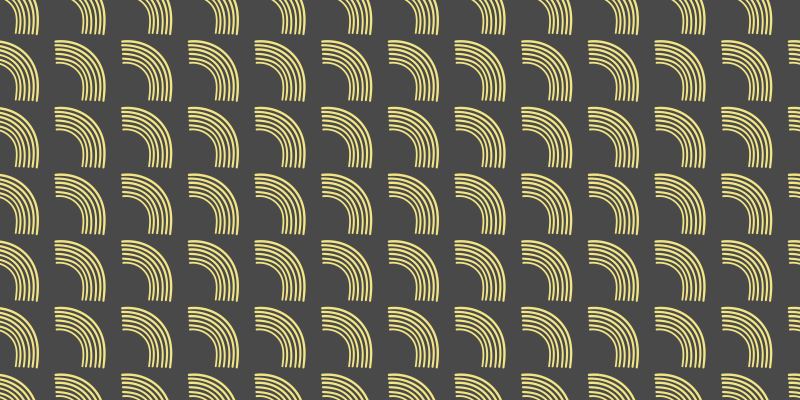 Geometric Arc Patterns striped vinyl carpet - TenStickers