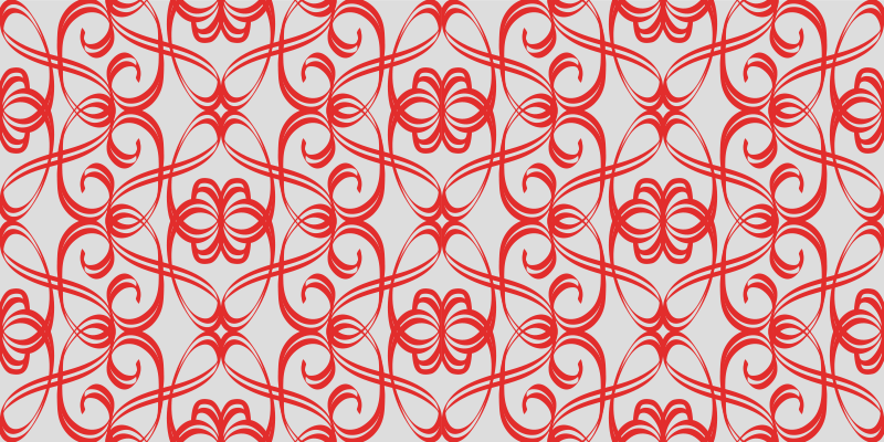 Swirled Intricacy geometric vinyl carpet - TenStickers