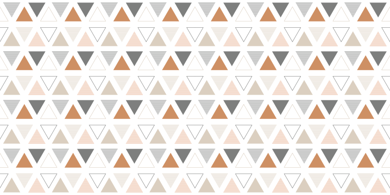 Triangular Pattern Design geometric vinyl carpet - TenStickers