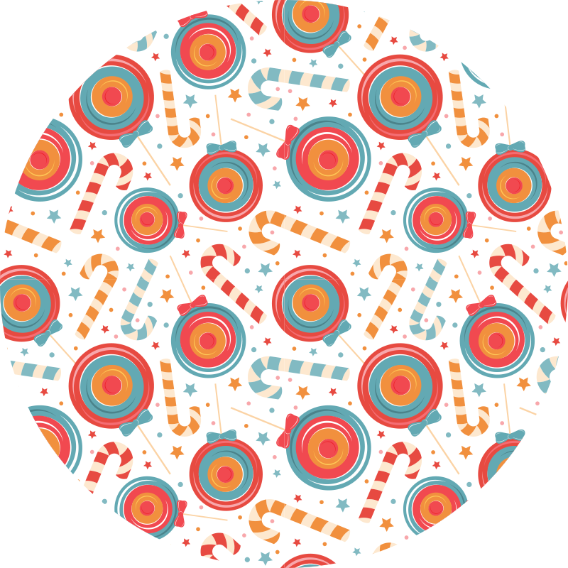 Candyland Imagery game vinyl carpet - TenStickers