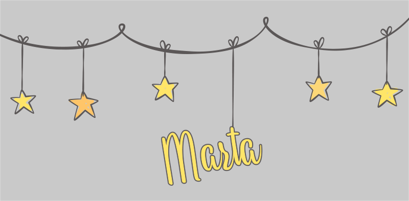 Customized Starry custom vinyl carpet - TenStickers