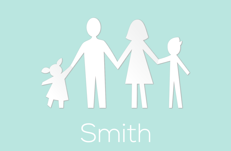 Customizable Family custom vinyl carpet - TenStickers