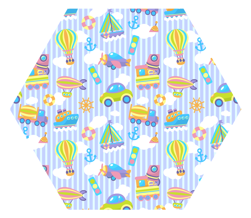 Childhood Imagery kids vinyl carpet - TenStickers