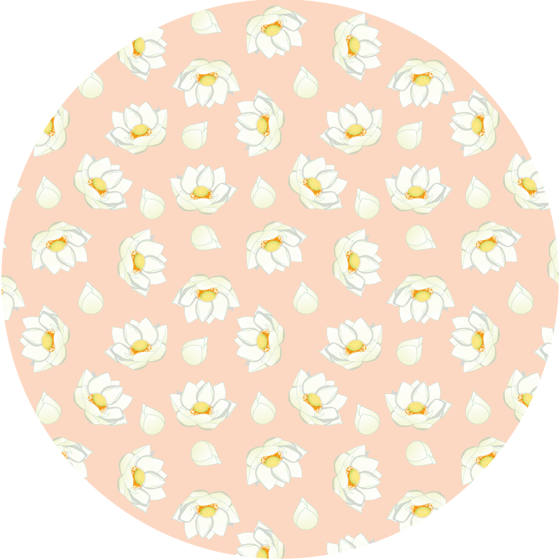 Flower Bloom floral vinyl carpet - TenStickers