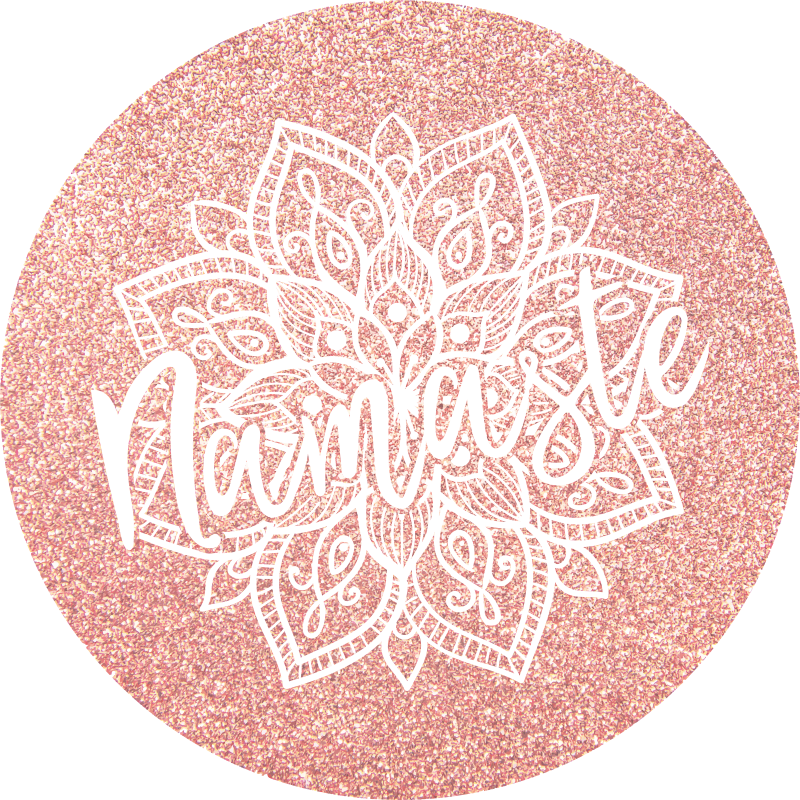 Mandala namaste motif mandala vinyl carpet - TenStickers