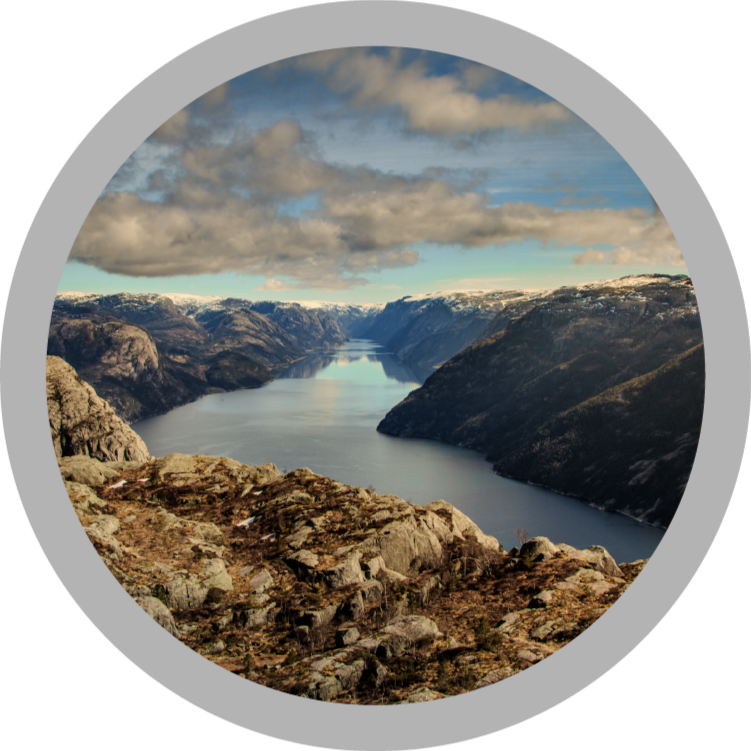 Scenic Landscape View nature vinyl carpet - TenStickers