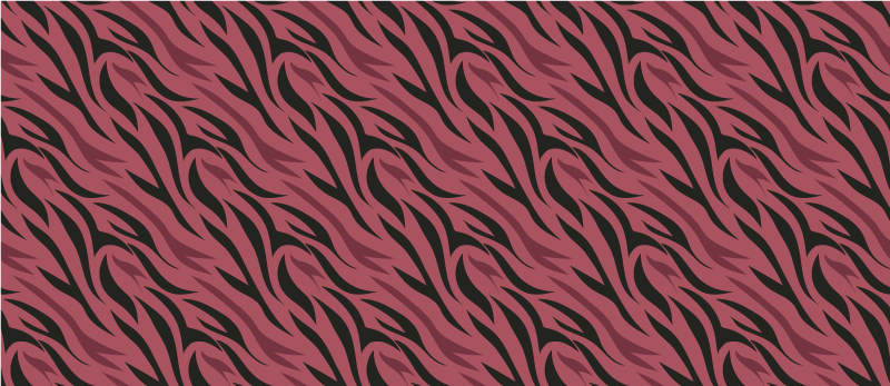 Abstract Zebra Waves animal print vinyl carpet - TenStickers