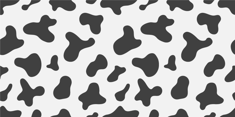 Cowhide Motif animal print vinyl carpet - TenStickers