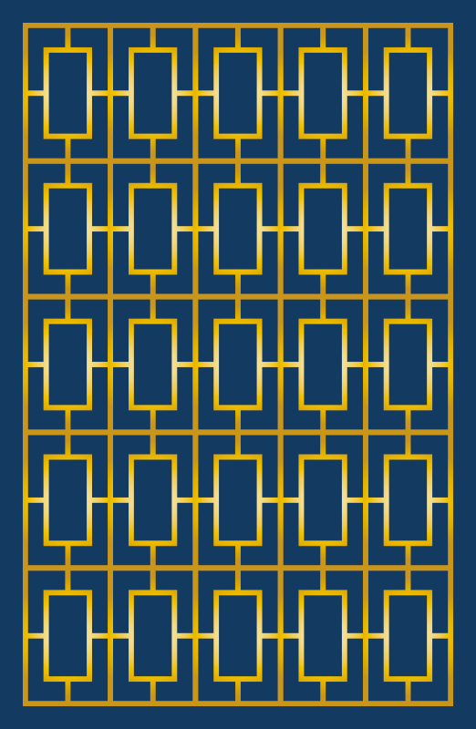 Geometric vinyl carpet geometric elegance - TenStickers