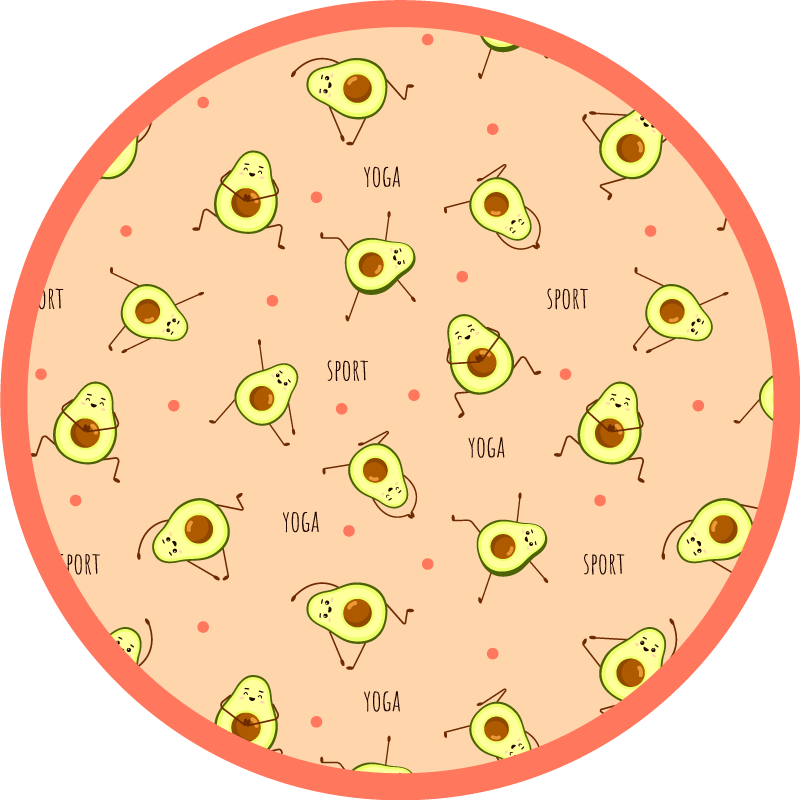 Avocado Activity Play kids vinyl carpet - TenStickers