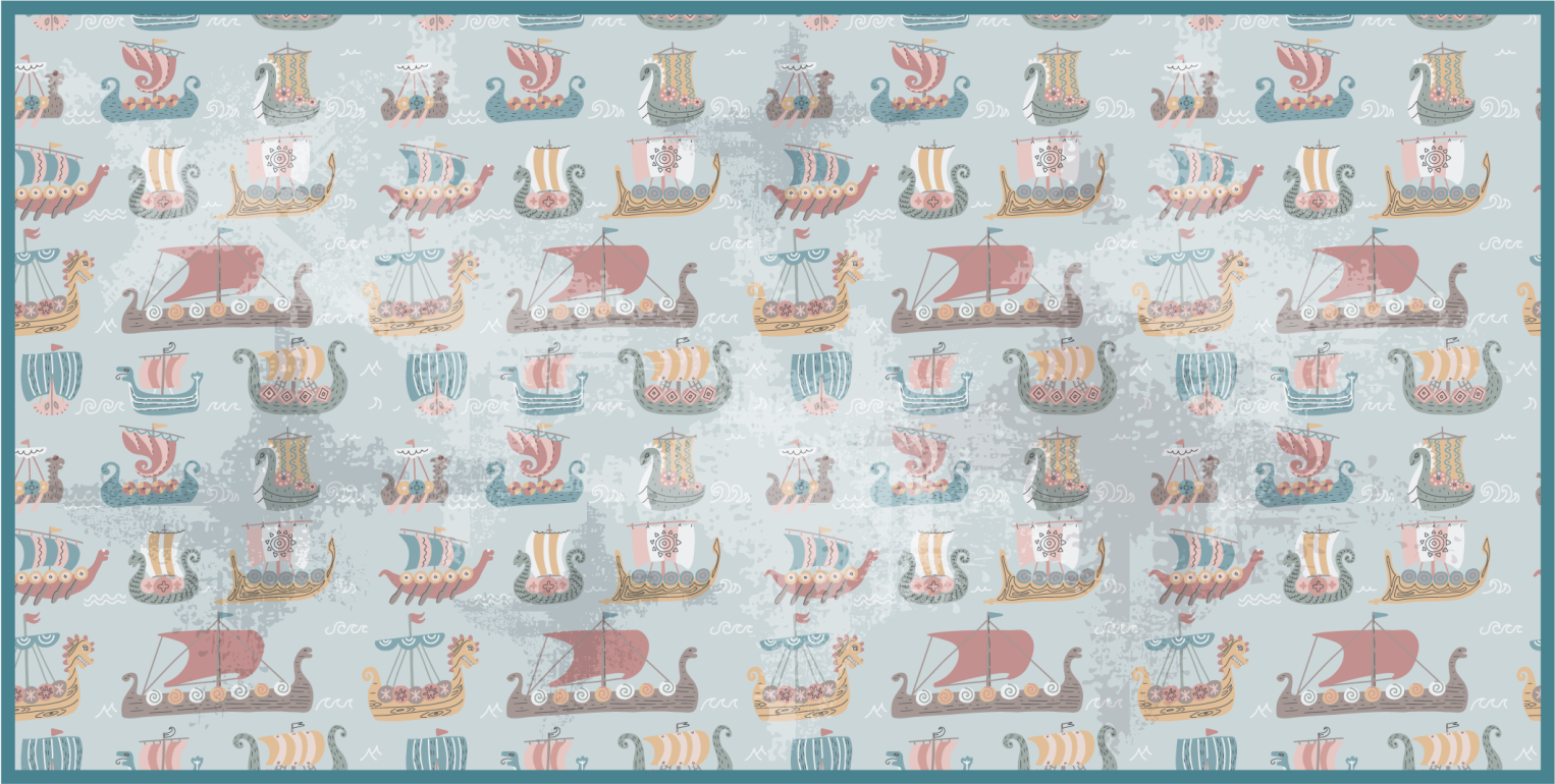 Nautical Nursery kids vinyl carpet - TenStickers