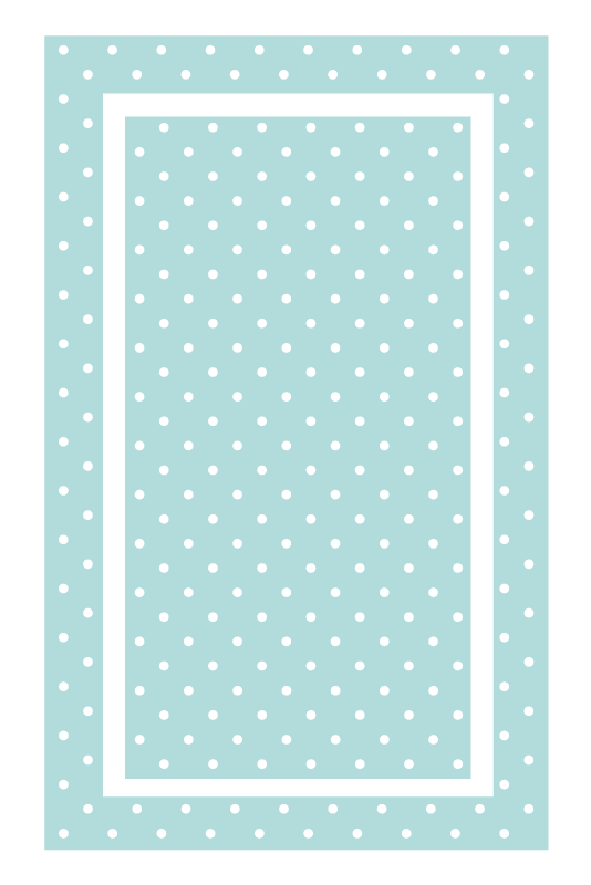 Polka Dot Simplicity bedroom vinyl carpet - TenStickers