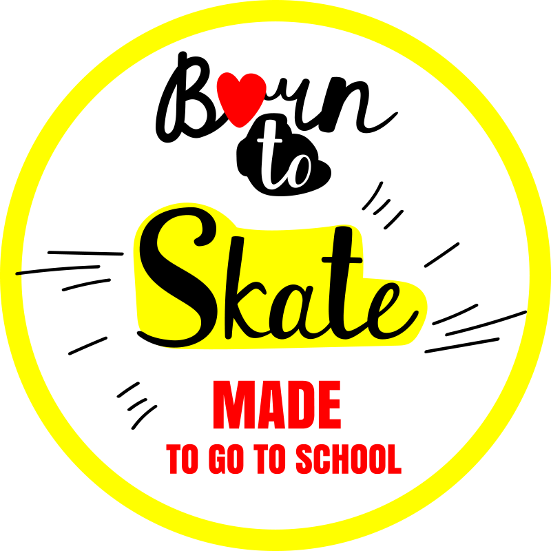 Born to Skate custom rugs - TenStickers