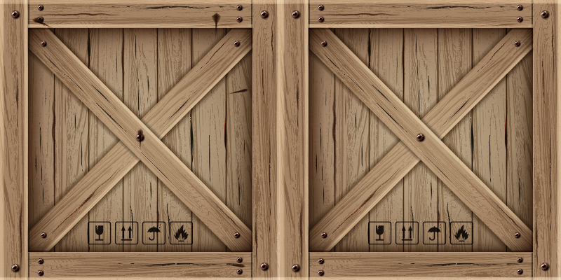 Material effect -  wooden case effect vinyl rug - TenStickers