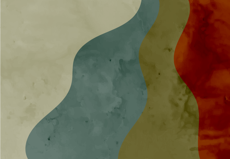 Abstract Wave Patterns living room vinyl carpet - TenStickers