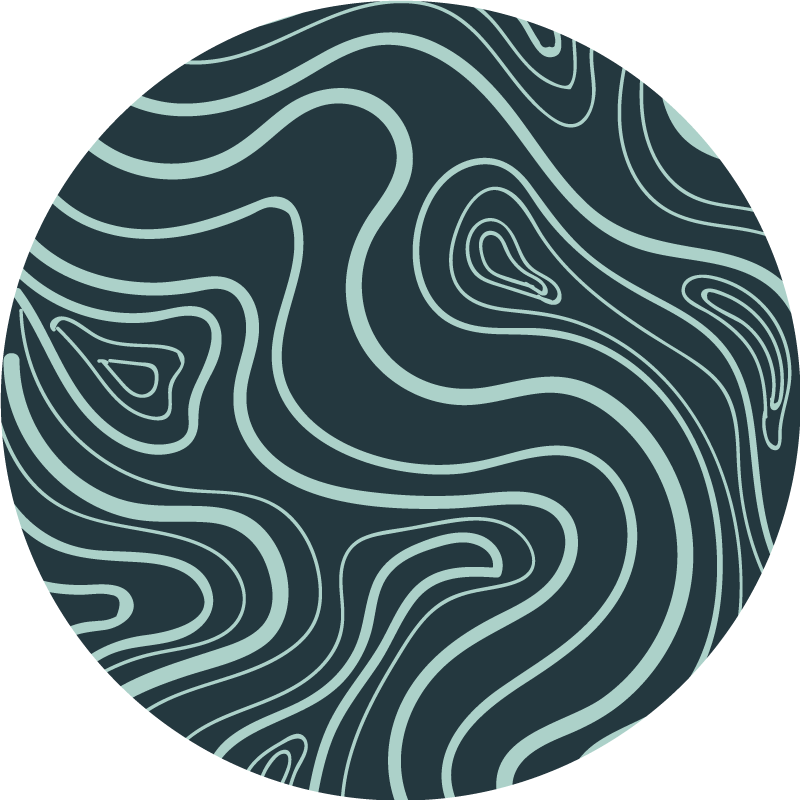 Topographic Contours texture vinyl carpet - TenStickers