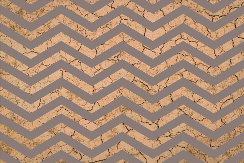 Chevron Broken Surface texture vinyl carpet - TenStickers