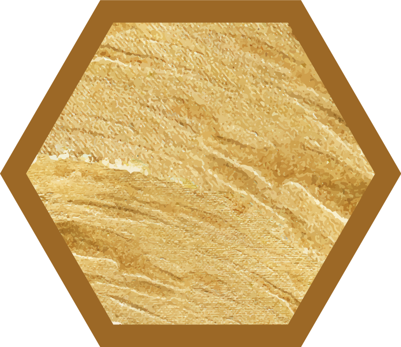 Hexagonal grain texture wood effect vinyl carpet - TenStickers