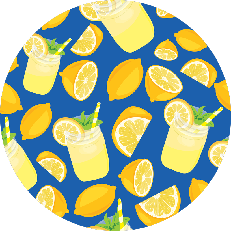 Lemonade refreshment kitchen vinyl carpet - TenStickers