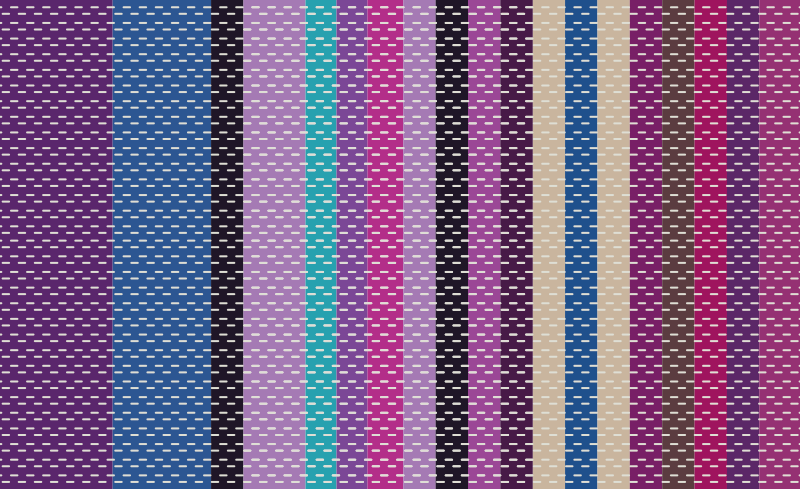 Striped Colorful Lines bedroom vinyl carpet - TenStickers